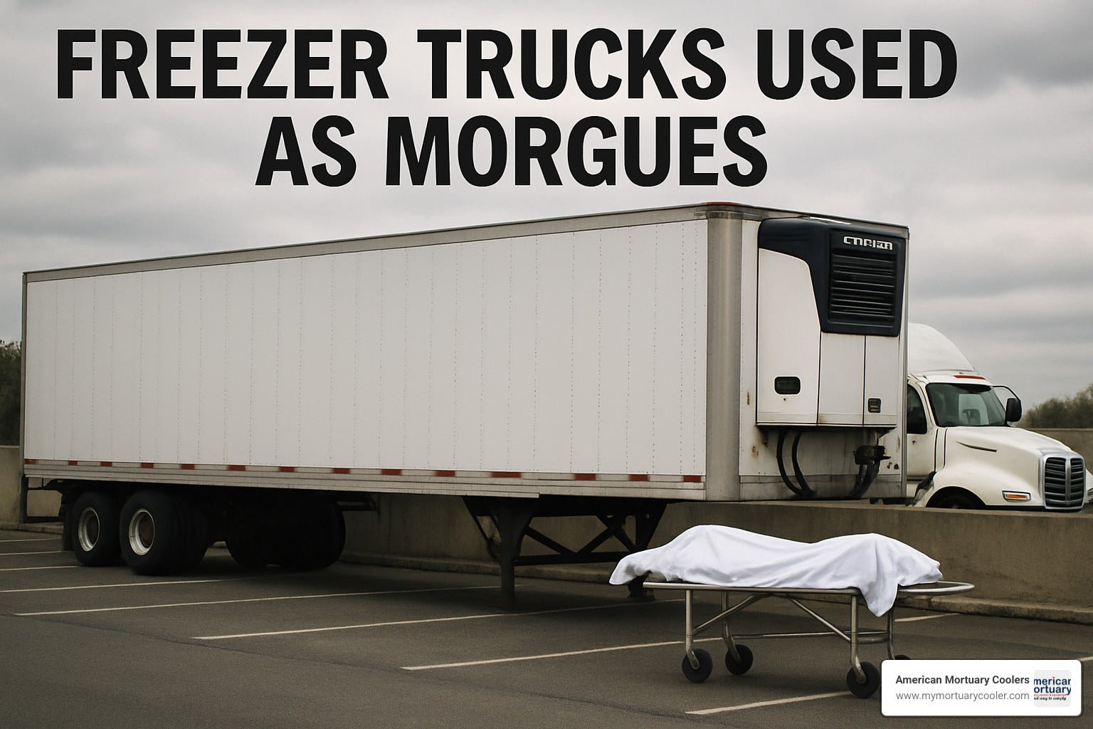 Freezer Trucks as Morgues: A Temporary Solution or Permanent Problem? - American Mortuary Coolers & Equipments Freezer Trucks as Morgues: A Temporary Solution or Permanent Problem? - American Mortuary Coolers & Equipments